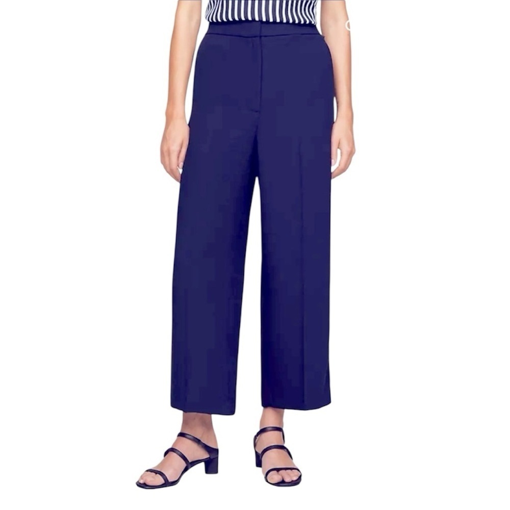 TOMMY HILFIGER Blue pleat navy pants size 10